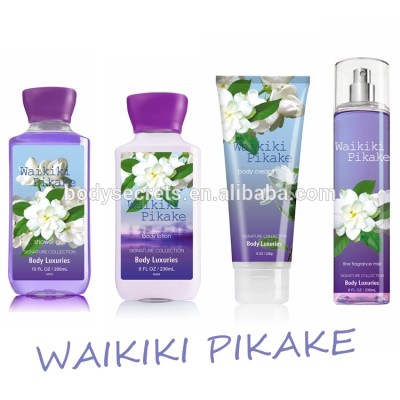 OEM wholesale bath care shower gel body lotion body mist body cream for women