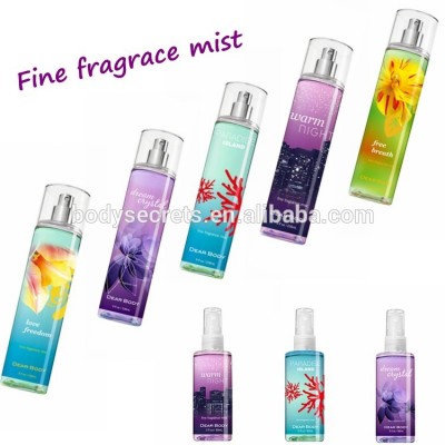 236ml long-lasting deodorant fine fragrance mist and perfume