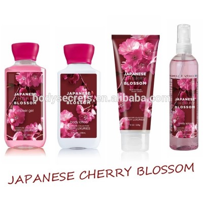 Japanese cherry blossom fragrance body wash bottle shower gel