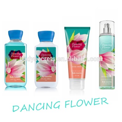 dancing flower bath sets long lasting refreshing skin whitening bath care for women